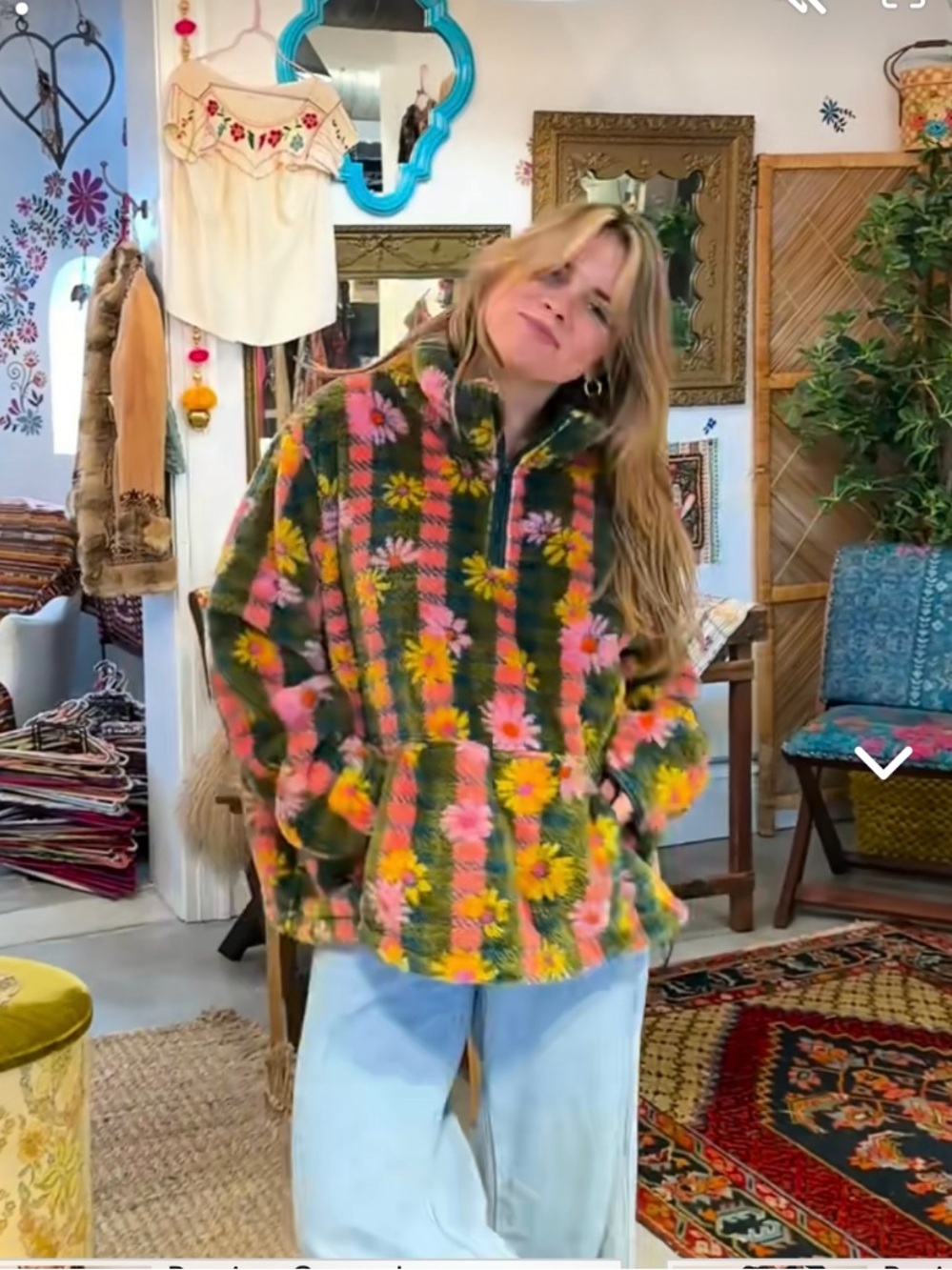 Natural Life Cozy Fleece Zip pullover
